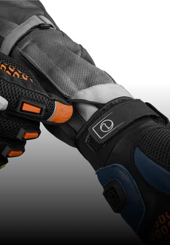 Rynox Gravel DualSport Gloves Pull tabs